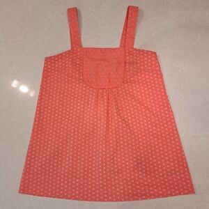 Vtg. B.U.M. Equipment Coral Floral Boxy Retro 90s Y2K Babydoll Top Womens XS